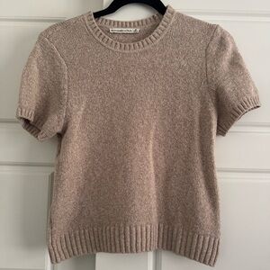 Textural Crew Sweater Tee